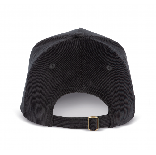 black Gorra de pana - 5 paneles