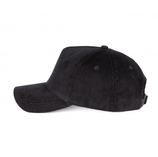 black Gorra de pana - 5 paneles