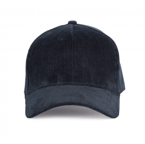 navy Gorra de pana - 5 paneles