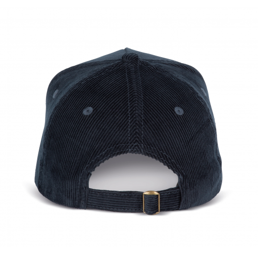 navy Gorra de pana - 5 paneles