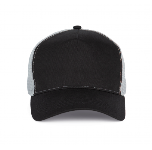 black / light grey Gorra trucker - 5 paneles
