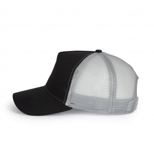 black / light grey Gorra trucker - 5 paneles