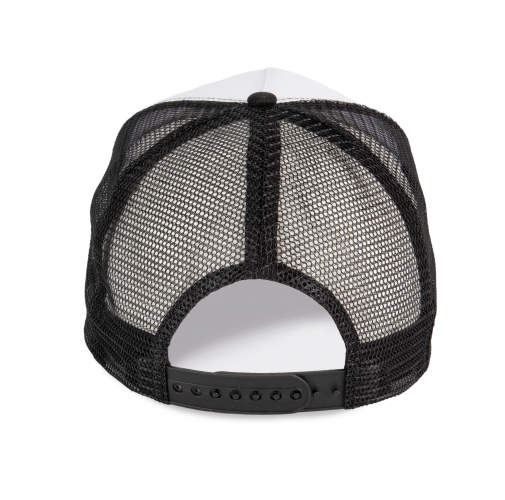 black / white Gorra trucker - 5 paneles