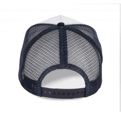 navy / white Gorra trucker - 5 paneles