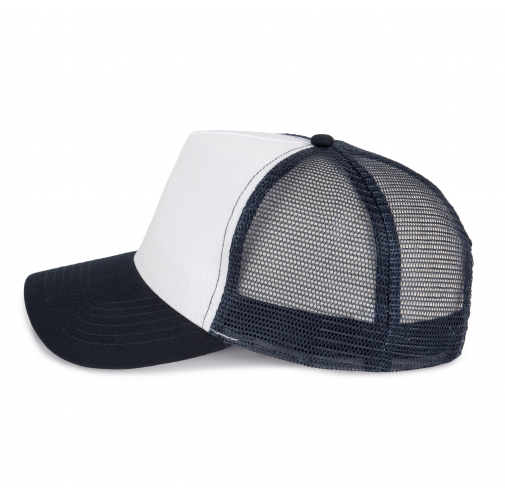 navy / white Gorra trucker - 5 paneles