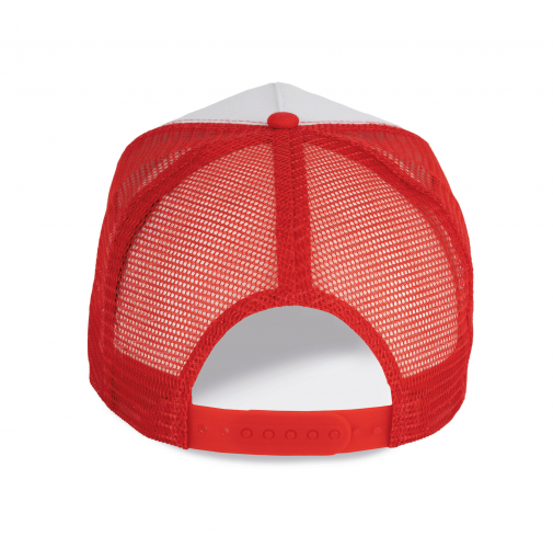 red / white Gorra trucker - 5 paneles
