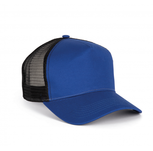 royal blue / black Gorra trucker - 5 paneles