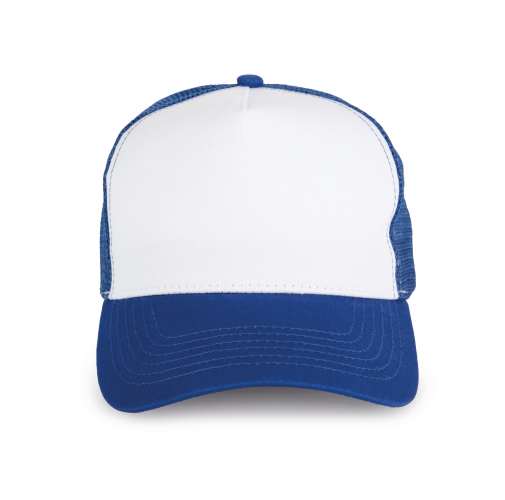 royal blue / white Gorra trucker - 5 paneles
