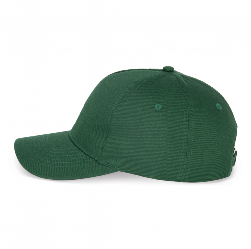 forest green Gorra de algodón y poliéster reciclado K-loop tracking - 5 paneles