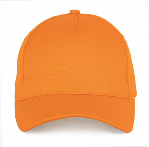 orange Gorra de algodón y poliéster reciclado K-loop tracking - 5 paneles