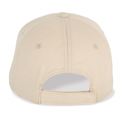 beige Gorra de algodón y poliéster reciclado K-loop tracking - 5 paneles