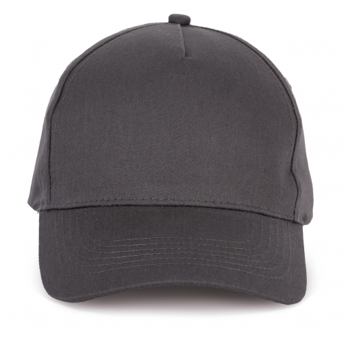 dark grey Gorra de algodón y poliéster reciclado K-loop tracking - 5 paneles
