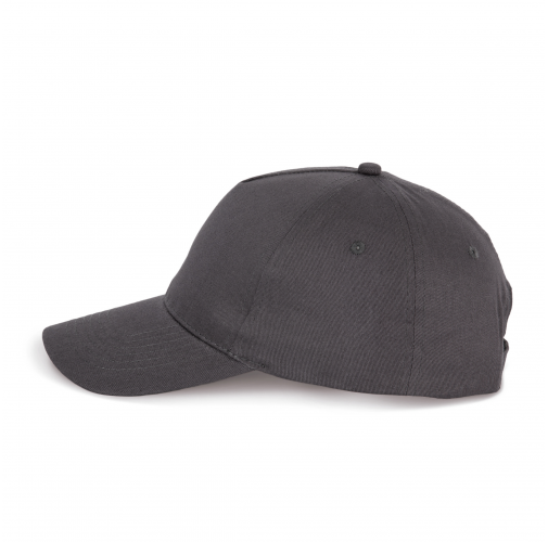 dark grey Gorra de algodón y poliéster reciclado K-loop tracking - 5 paneles