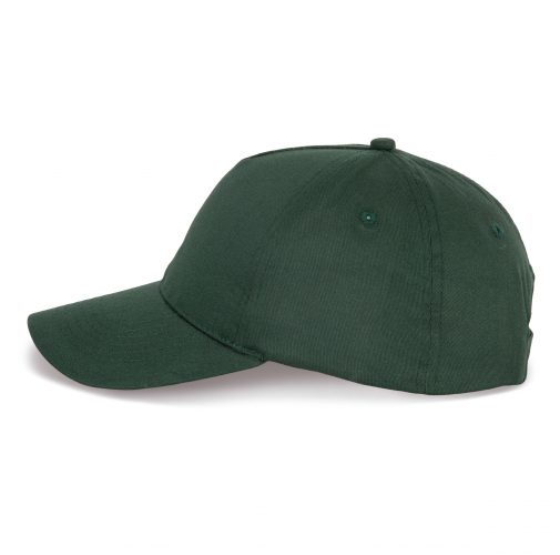 forest green Gorra de algodón y poliéster reciclado K-loop tracking - 5 paneles