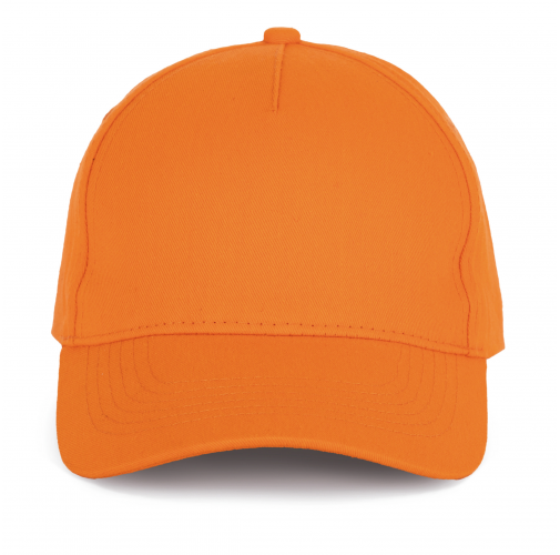 orange Gorra de algodón y poliéster reciclado K-loop tracking - 5 paneles
