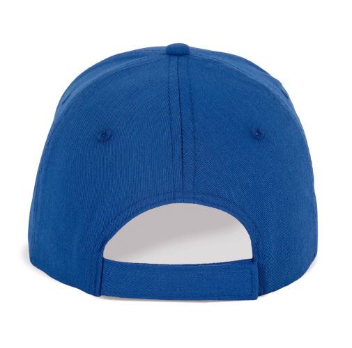 royal blue Gorra de algodón y poliéster reciclado K-loop tracking - 5 paneles