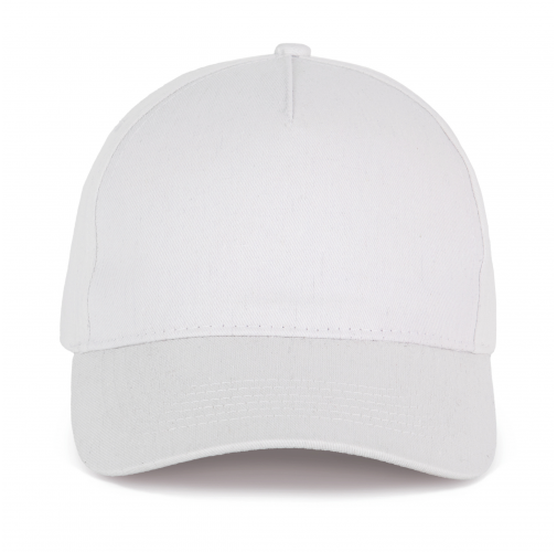 white Gorra de algodón y poliéster reciclado K-loop tracking - 5 paneles