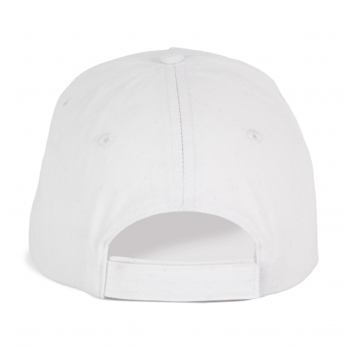 white Gorra de algodón y poliéster reciclado K-loop tracking - 5 paneles