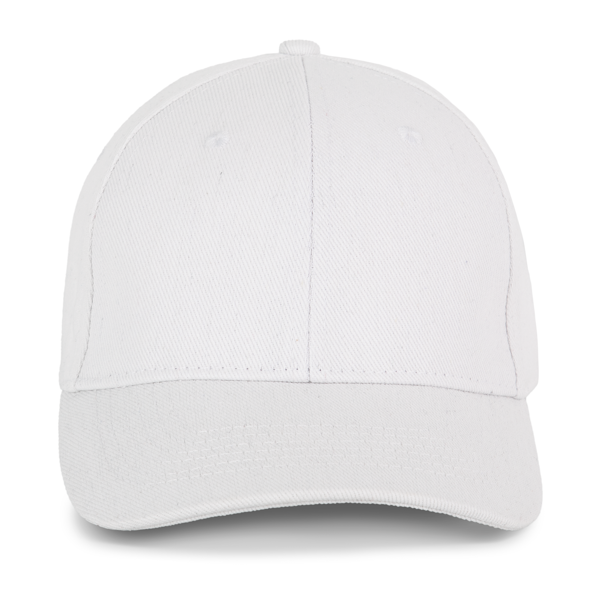 beige Gorra de algodón y poliéster reciclado K-loop tracking- 6 paneles