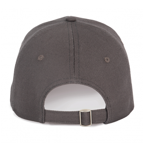 dark grey Gorra de algodón y poliéster reciclado K-loop tracking- 6 paneles