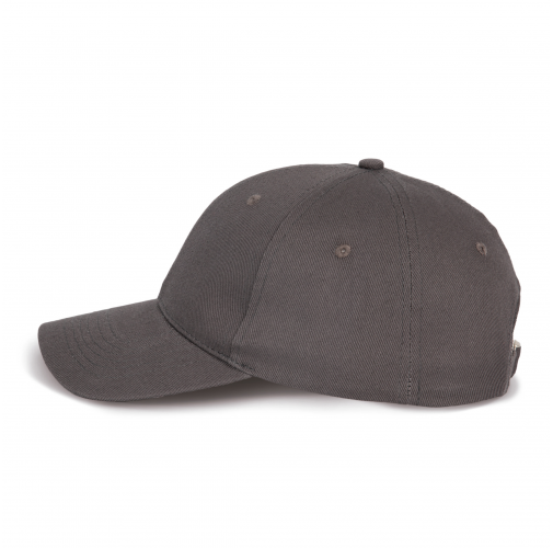 dark grey Gorra de algodón y poliéster reciclado K-loop tracking- 6 paneles