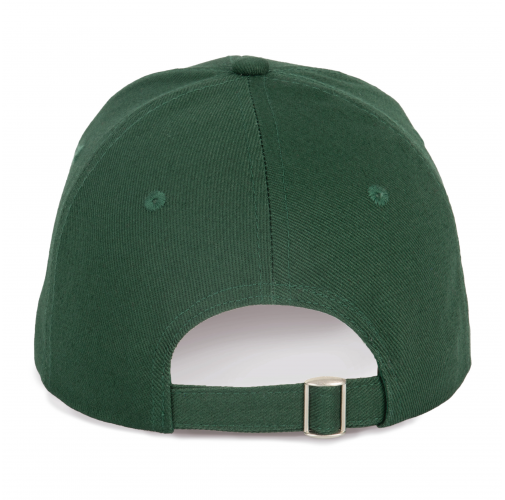 forest green Gorra de algodón y poliéster reciclado K-loop tracking- 6 paneles