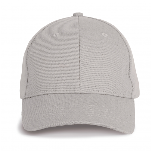 light grey Gorra de algodón y poliéster reciclado K-loop tracking- 6 paneles