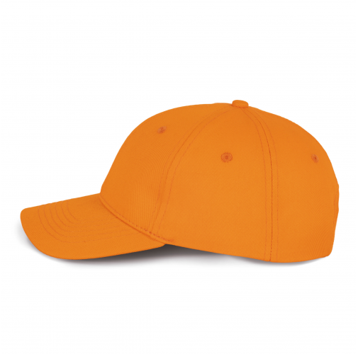 orange Gorra de algodón y poliéster reciclado K-loop tracking- 6 paneles