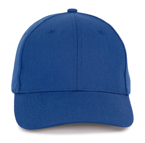 royal blue Gorra de algodón y poliéster reciclado K-loop tracking- 6 paneles