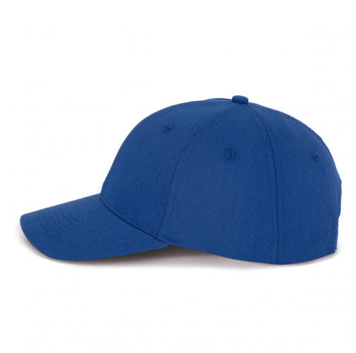 royal blue Gorra de algodón y poliéster reciclado K-loop tracking- 6 paneles
