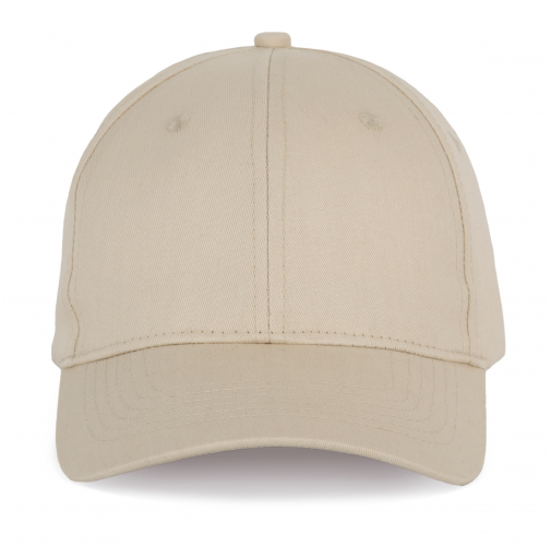 beige Gorra de algodón y poliéster reciclado K-loop tracking - 6 paneles
