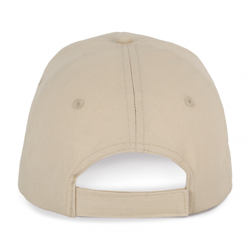 beige Gorra de algodón y poliéster reciclado K-loop tracking - 6 paneles