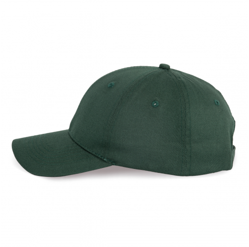 forest green Gorra de algodón y poliéster reciclado K-loop tracking - 6 paneles