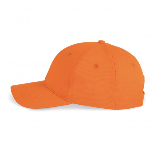 orange Gorra de algodón y poliéster reciclado K-loop tracking - 6 paneles