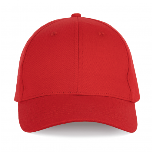 red Gorra de algodón y poliéster reciclado K-loop tracking - 6 paneles