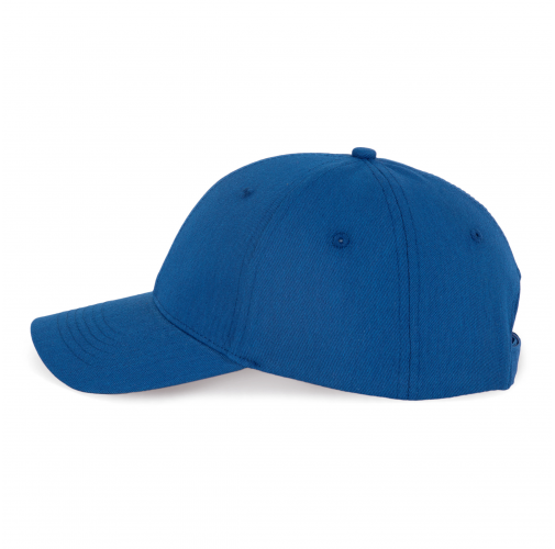 royal blue Gorra de algodón y poliéster reciclado K-loop tracking - 6 paneles