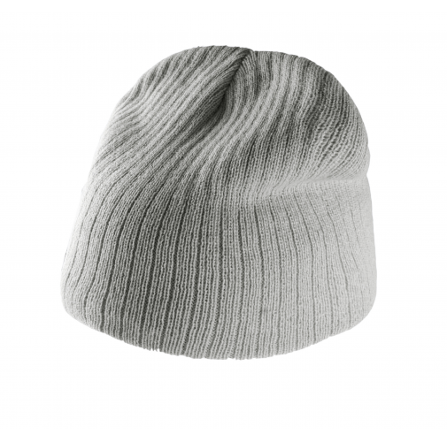 light grey Gorro de punto acanalado