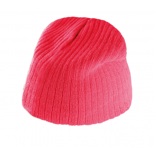 strawberry pink Gorro de punto acanalado