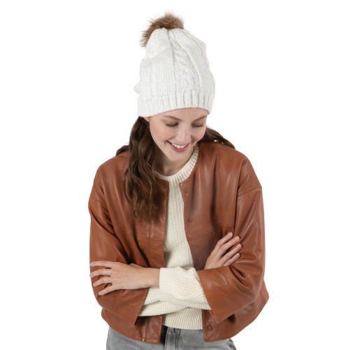Gorro con pompón