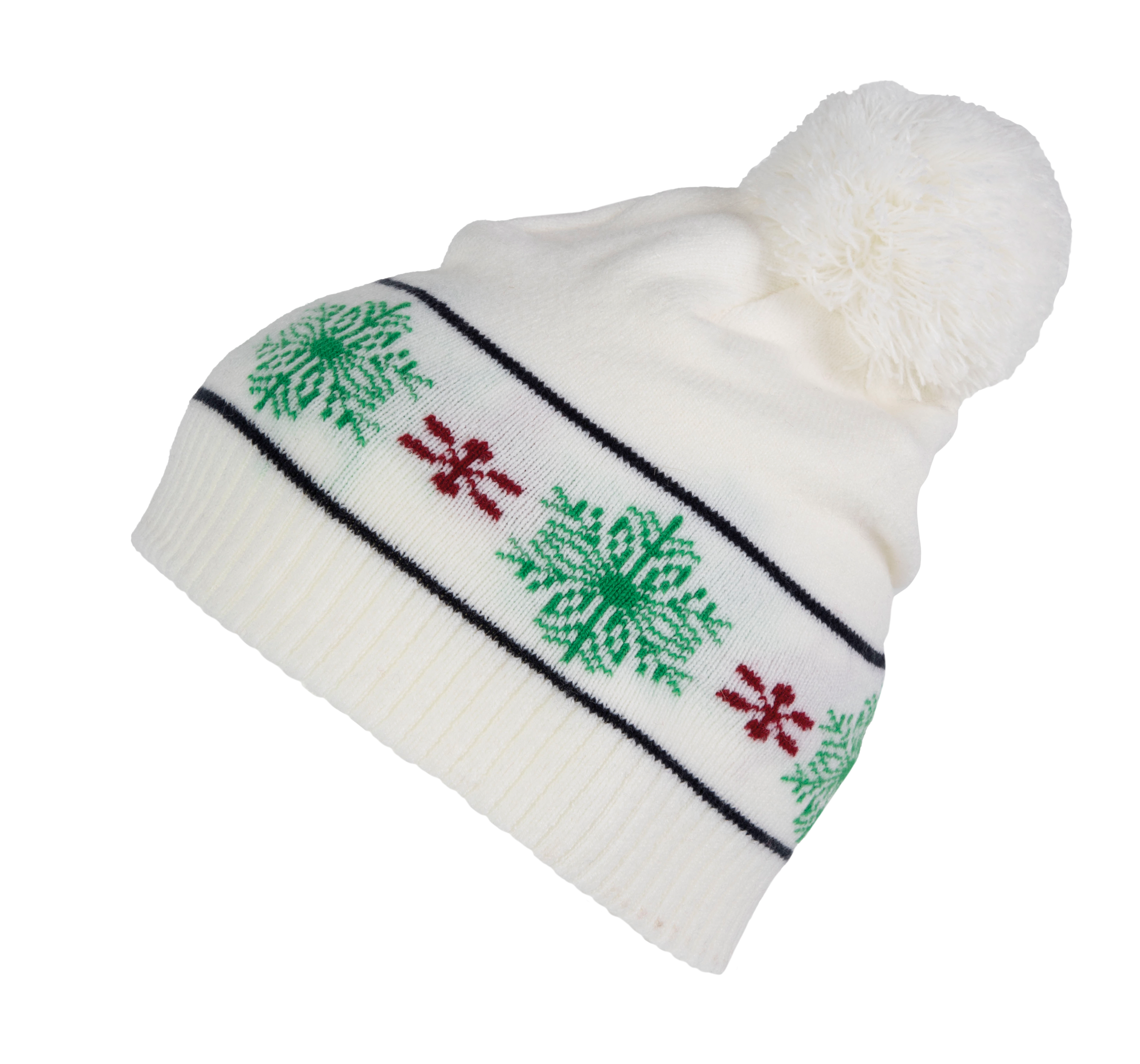 night navy Gorro motivos navideños