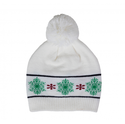 off white Gorro motivos navideños