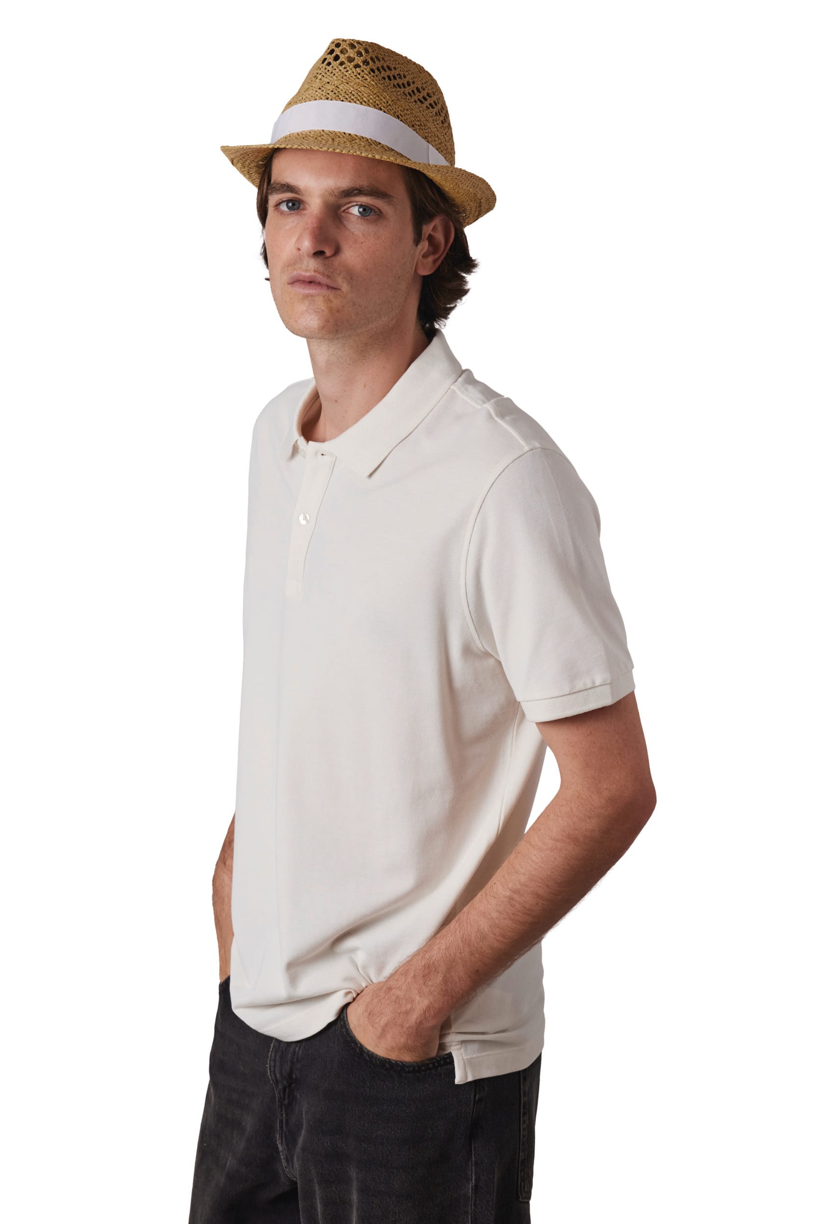 Sombrero de paja estilo Panamá