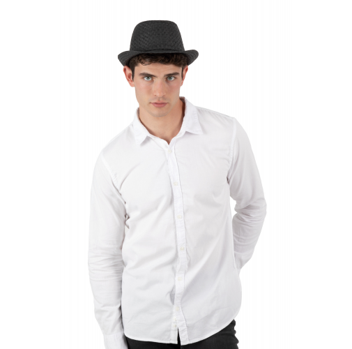Sombrero de paja estilo Panamá retro