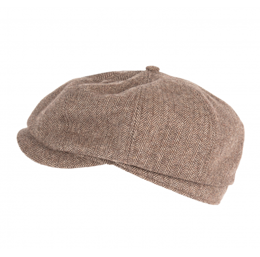 herringbone sand Gorra newsboy