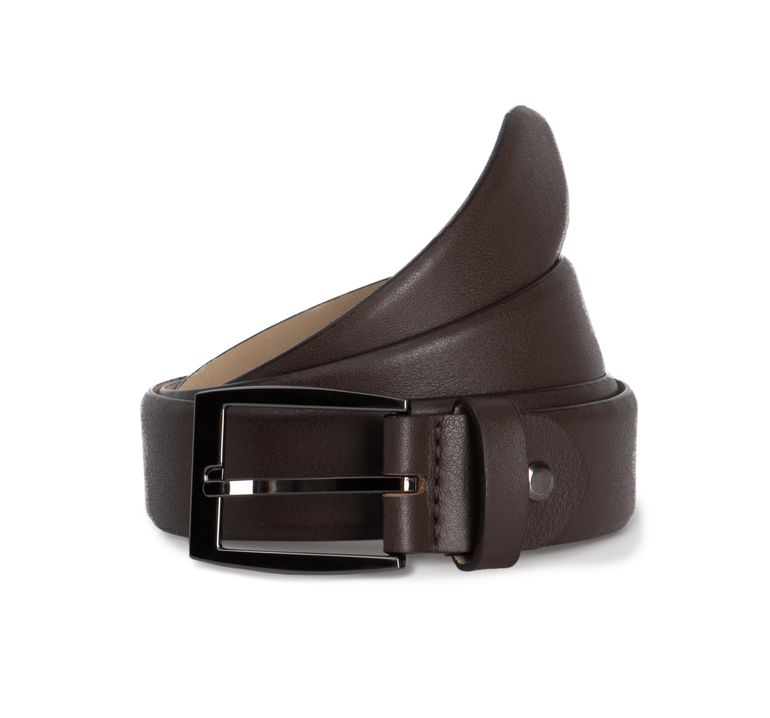 Cinturón classic ajustable con borde redondo