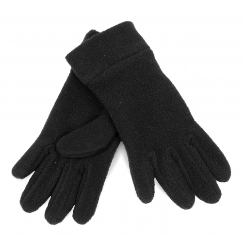 black Guantes de polar niños