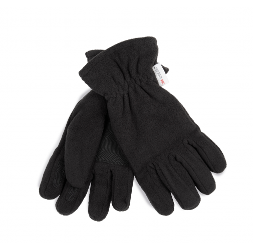 black Guantes micropolar & thinsulate reciclado