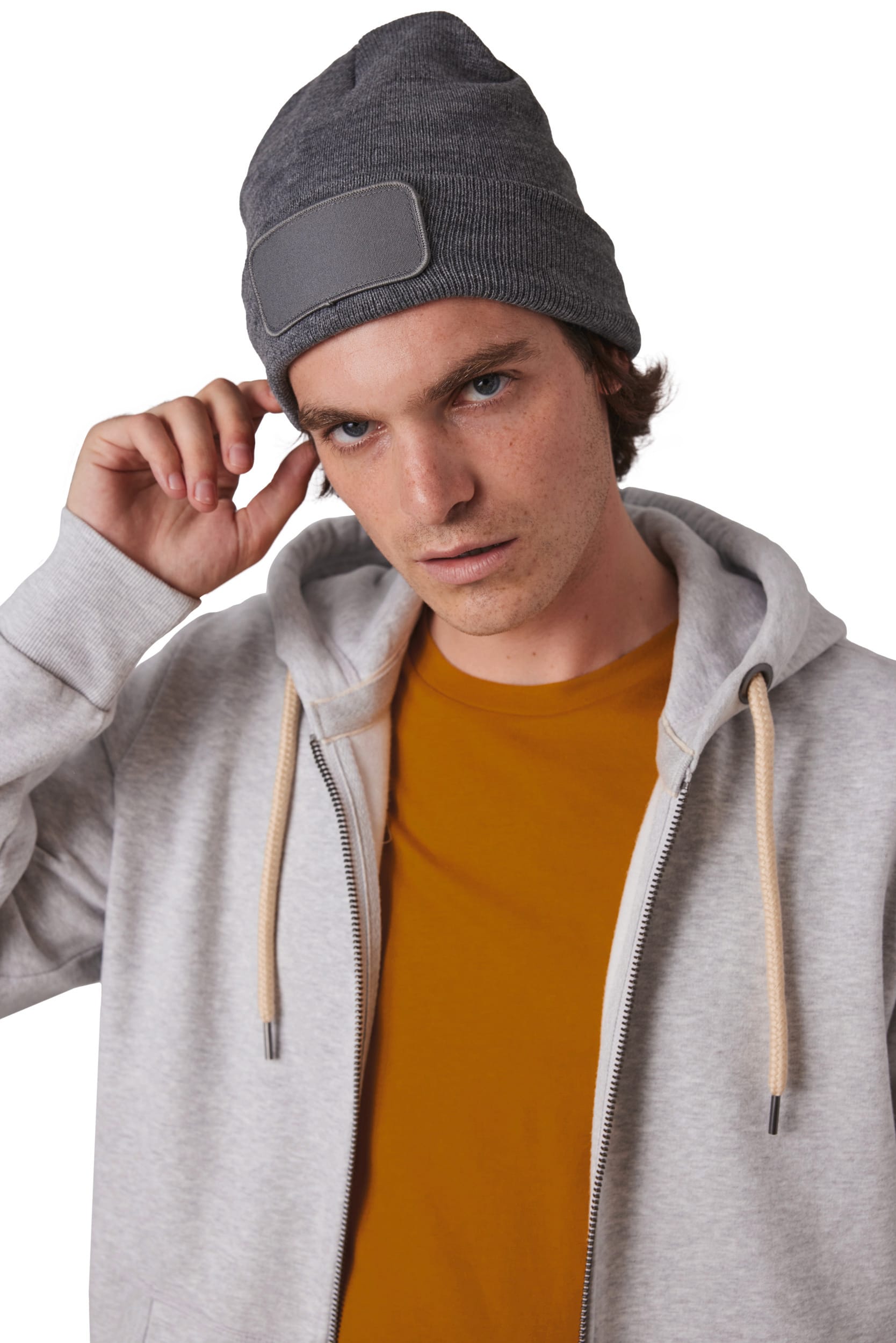 Gorro reciclado con parche y forro Thinsulate™