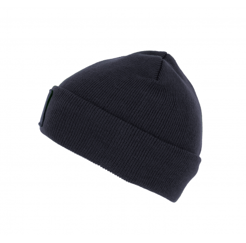 navy Gorro reciclado con parche y forro Thinsulate™