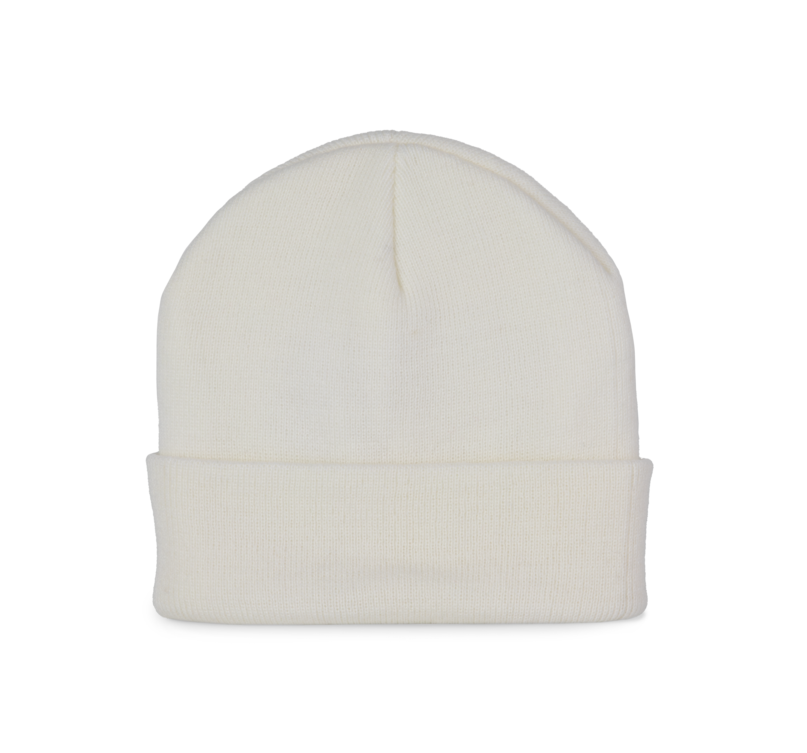 Gorro punto reciclado con dobladillo